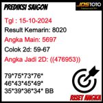 PREDIKSI TOGEL SAIGON JOSTOTO