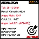 PREDIKSI TOGEL SAIGON JOSTOTO