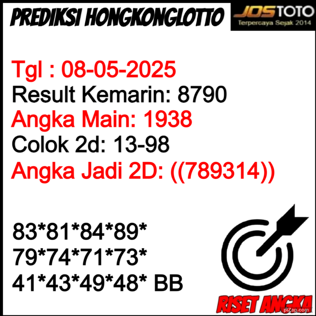 PREDIKSI TOGEL HKLOTTO JOSTOTO