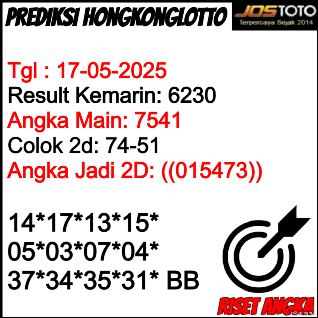 PREDIKSI TOGEL HKLOTTO JOSTOTO