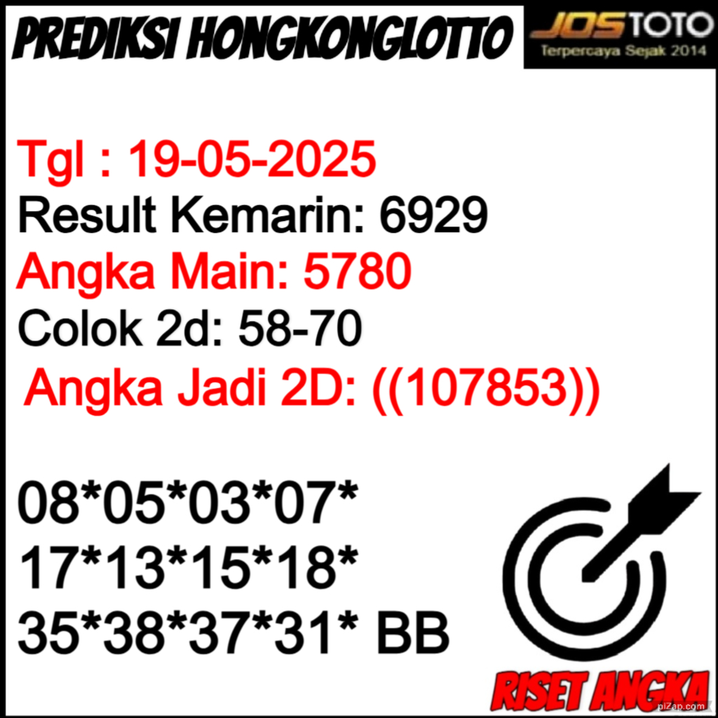 PREDIKSI TOGEL HKLOTTO JOSTOTO 