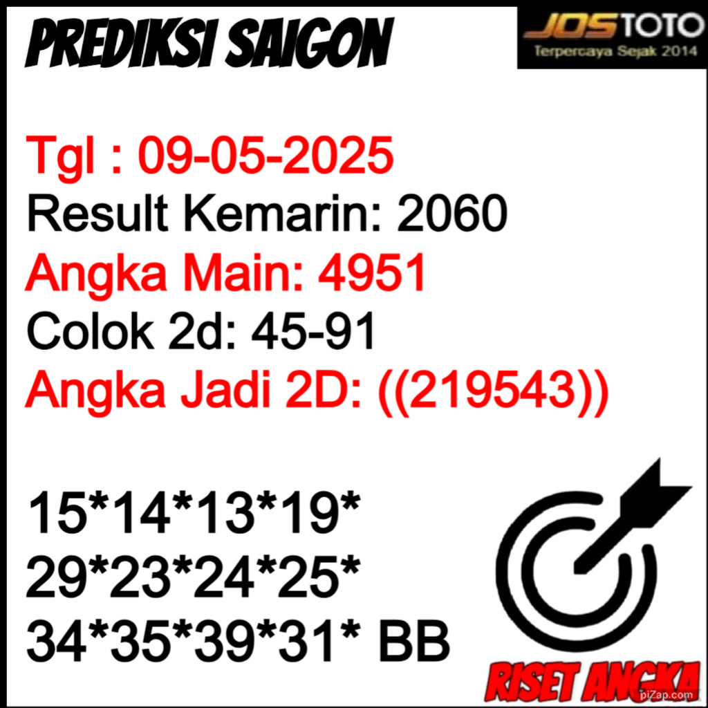PREDIKSI TOGEL SAIGON JOSTOTO