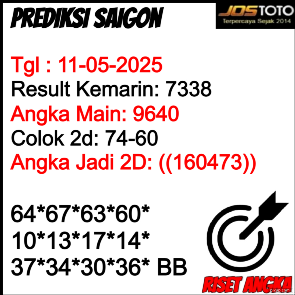 PREDIKSI TOGEL SAIGON JOSTOTO