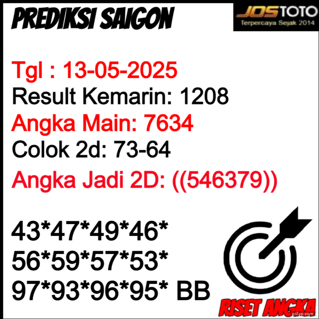 PREDIKSI TOGEL SAIGON JOSTOTO