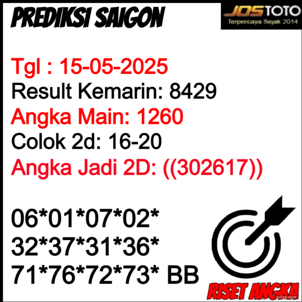 PREDIKSI TOGEL SAIGON JOSTOTO