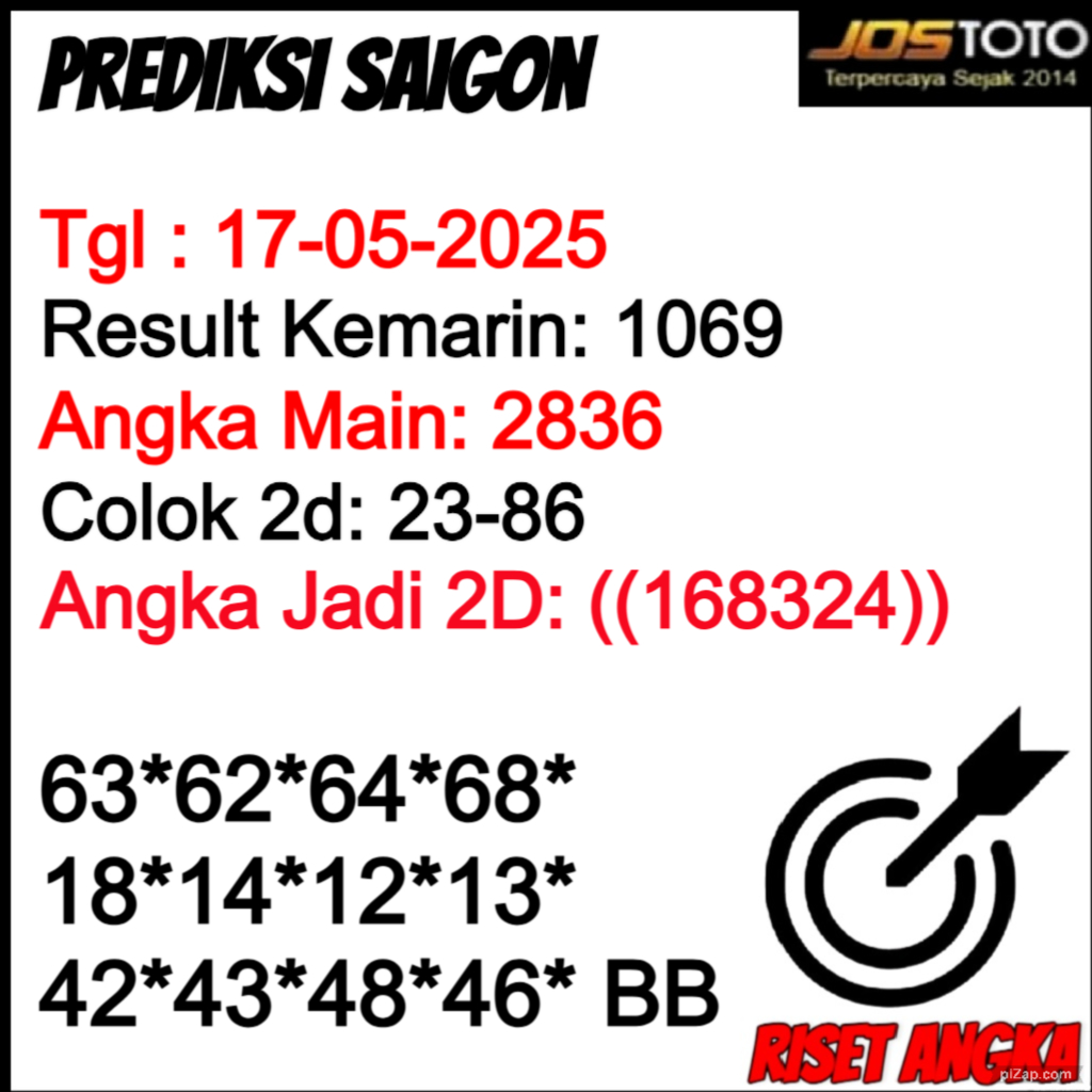 PREDIKSI TOGEL SAIGON JOSTOTO