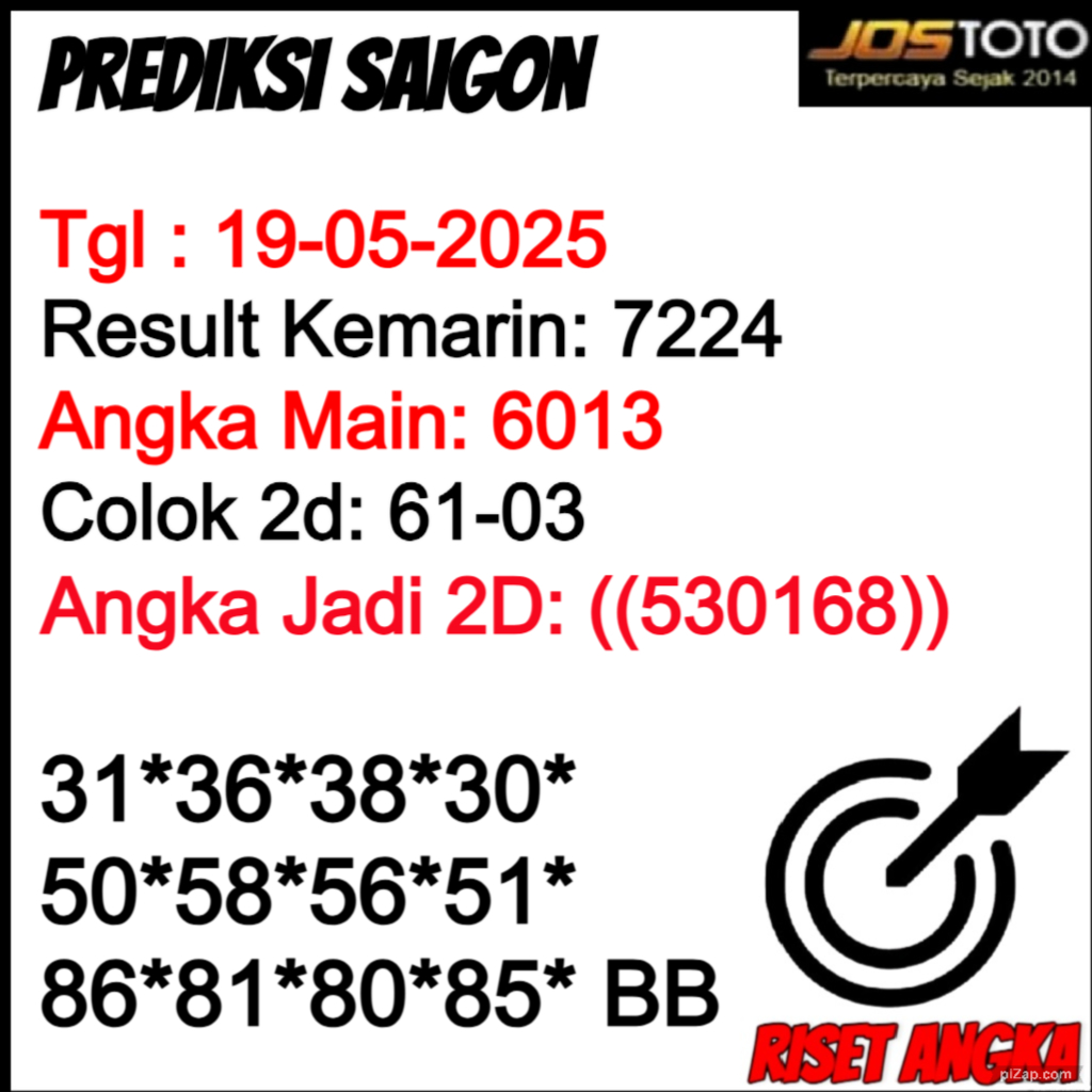 PREDIKSI TOGEL SAIGON JOSTOTO