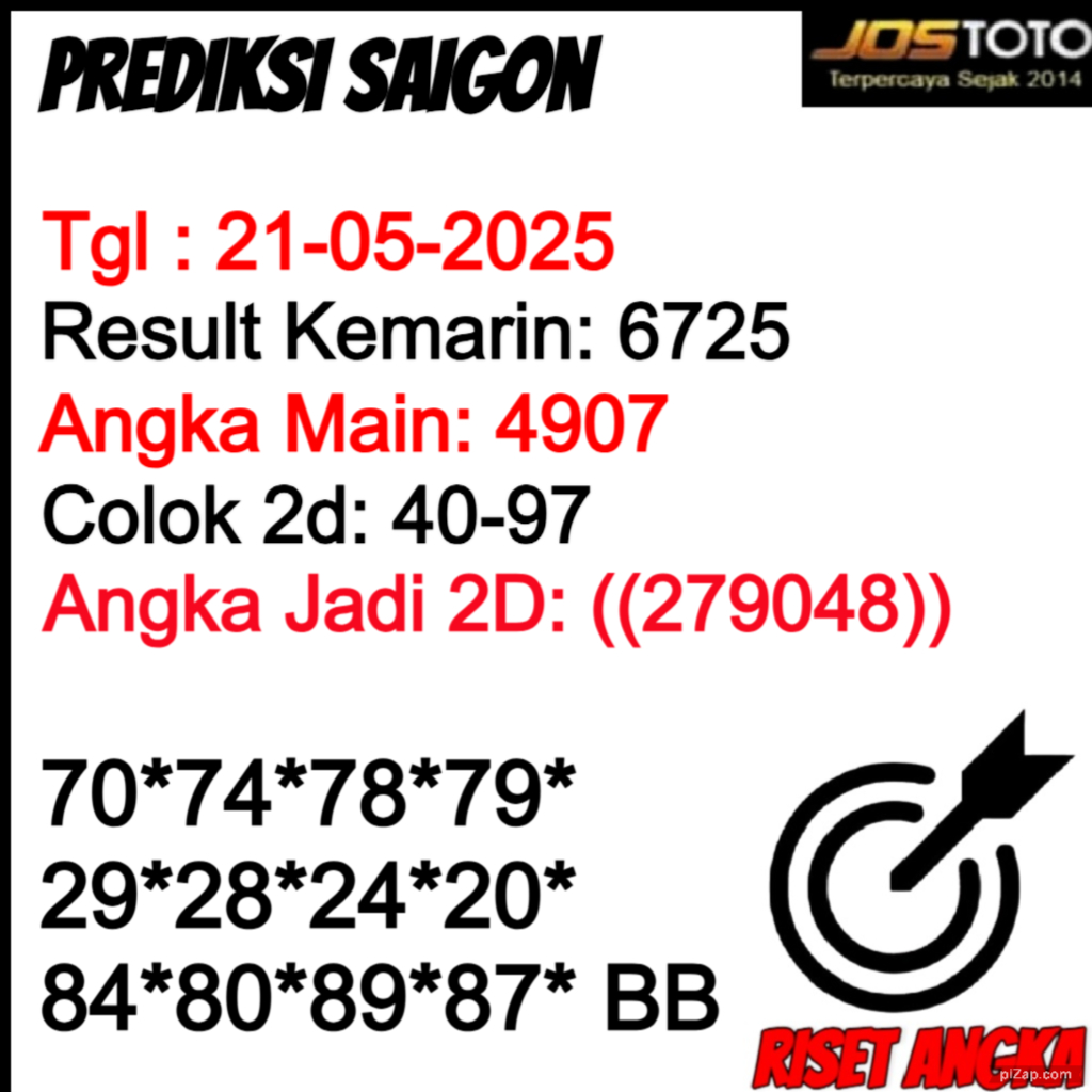 PREDIKSI TOGEL SAIGON JOSTOTO