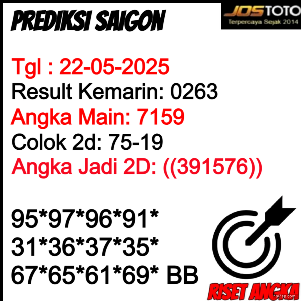 PREDIKSI TOGEL SAIGON JOSTOTO
