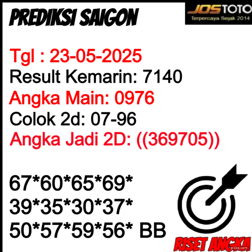 PREDIKSI TOGEL SAIGON JOSTOTO