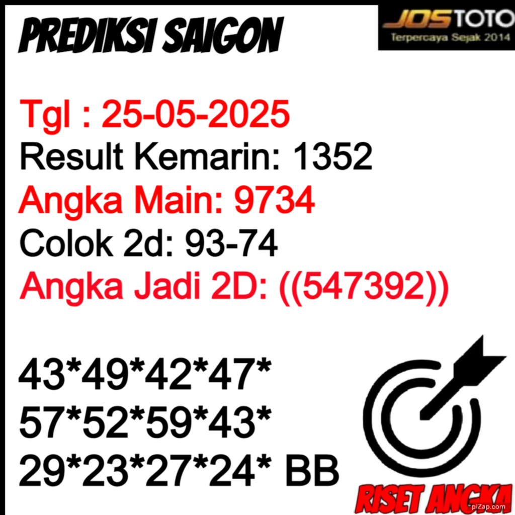 PREDIKSI TOGEL SAIGON JOSTOTO