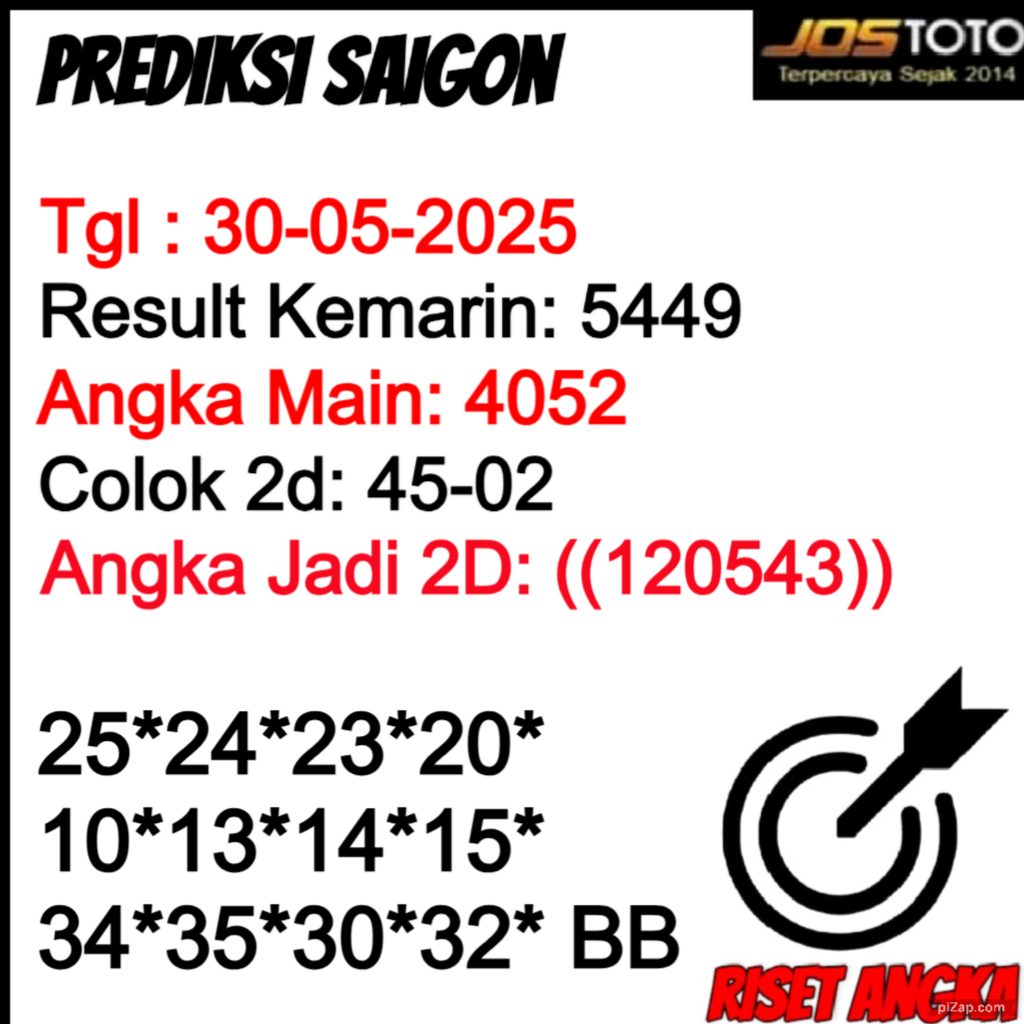 PREDIKSI TOGEL SAIGON JOSTOTO