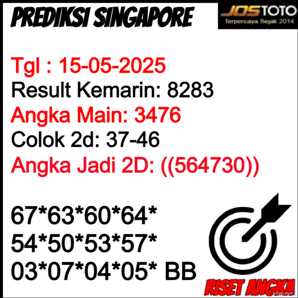 PREDIKSI TOGEL SGP JOSTOTO 