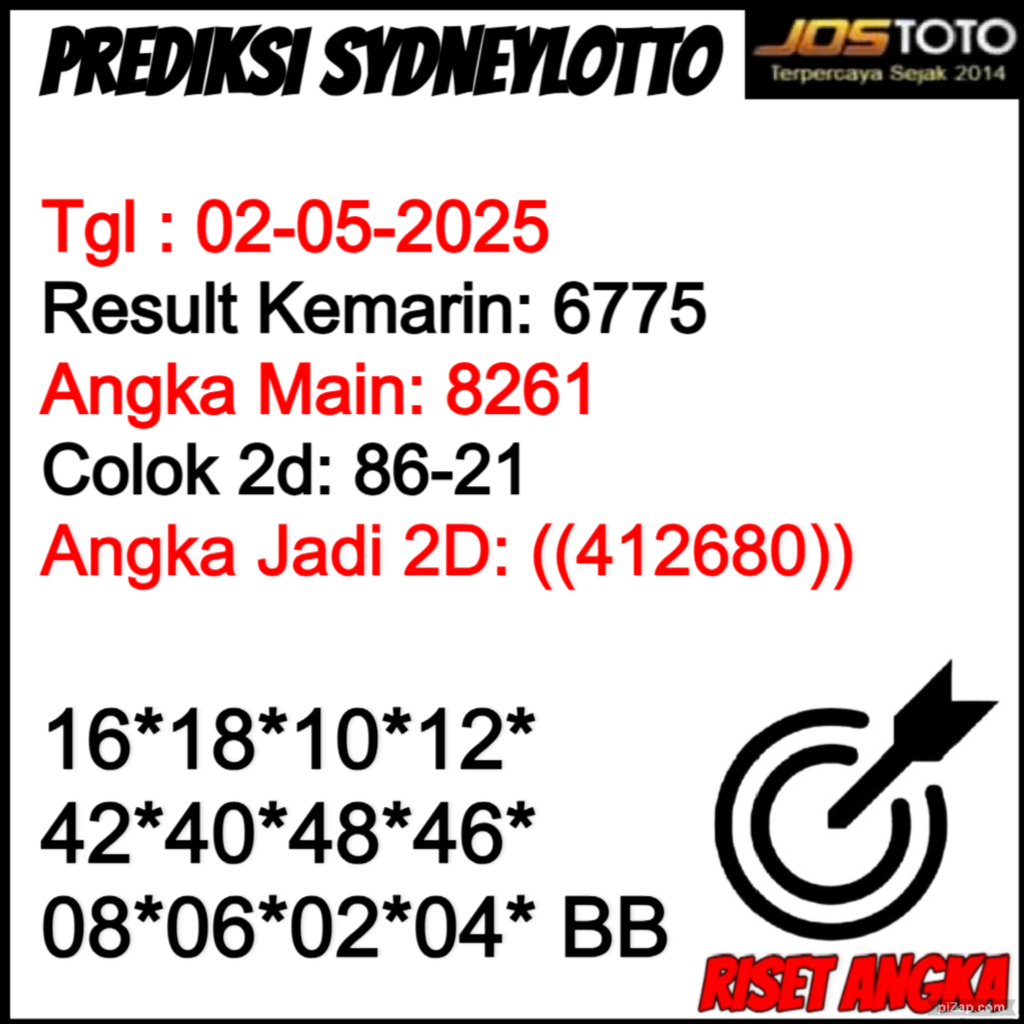 PREDIKSI TOGEL SDYLOTTO JOSTOTO