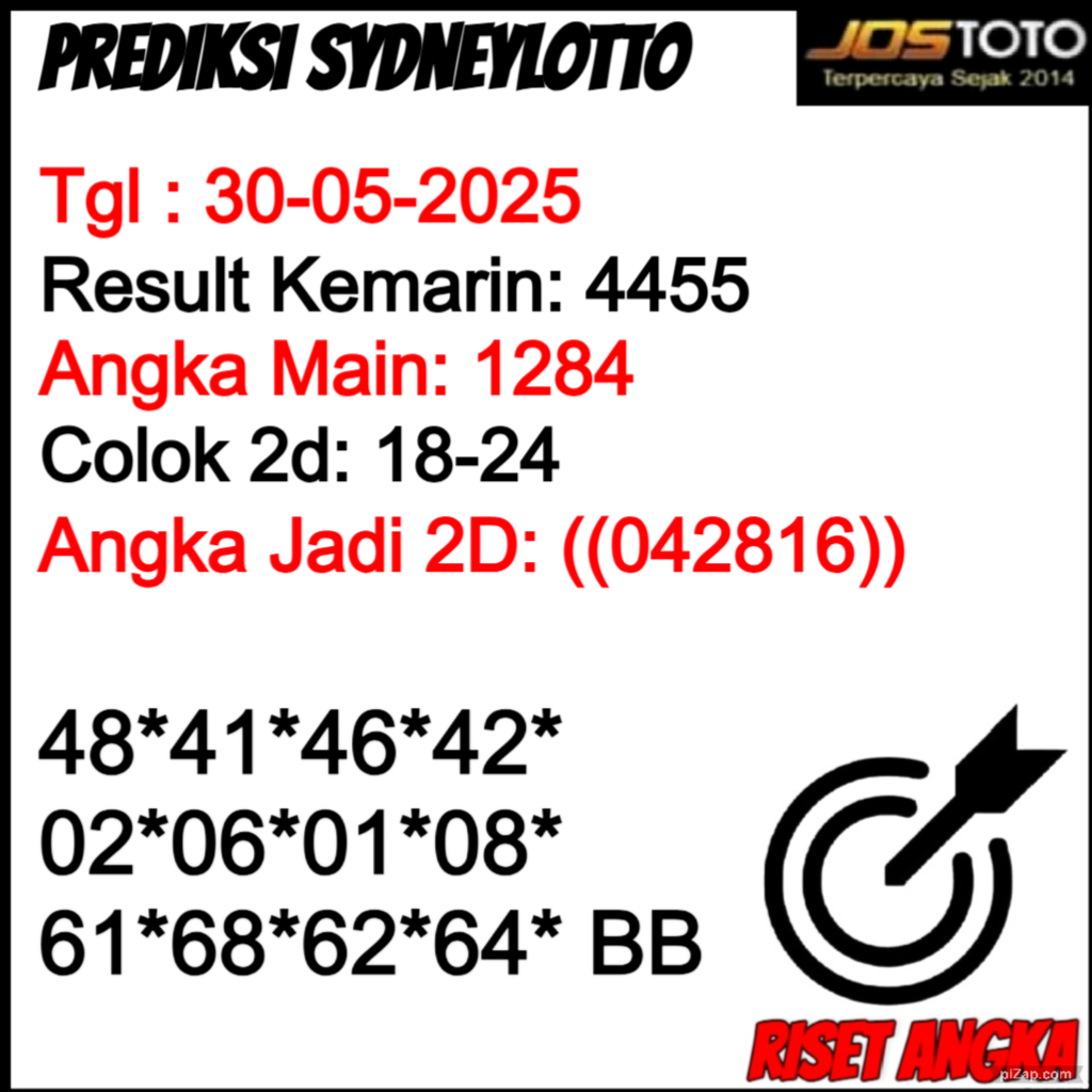 PREDIKSI TOGEL SDYLOTTO JOSTOTO