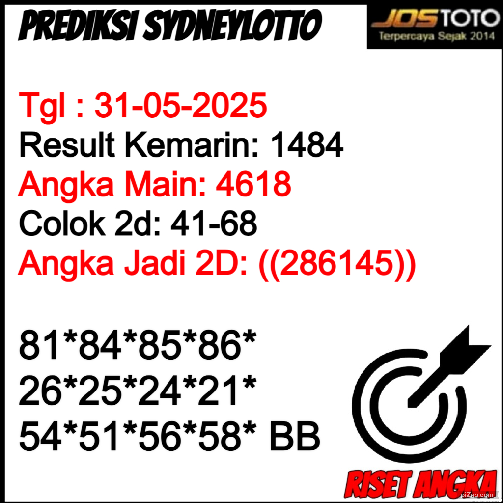 PREDIKSI TOGEL SDYLOTTO JOSTOTO