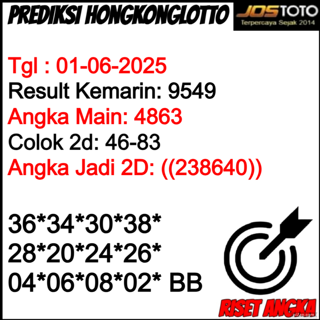 PREDIKSI TOGEL HKLOTTO JOSTOTO