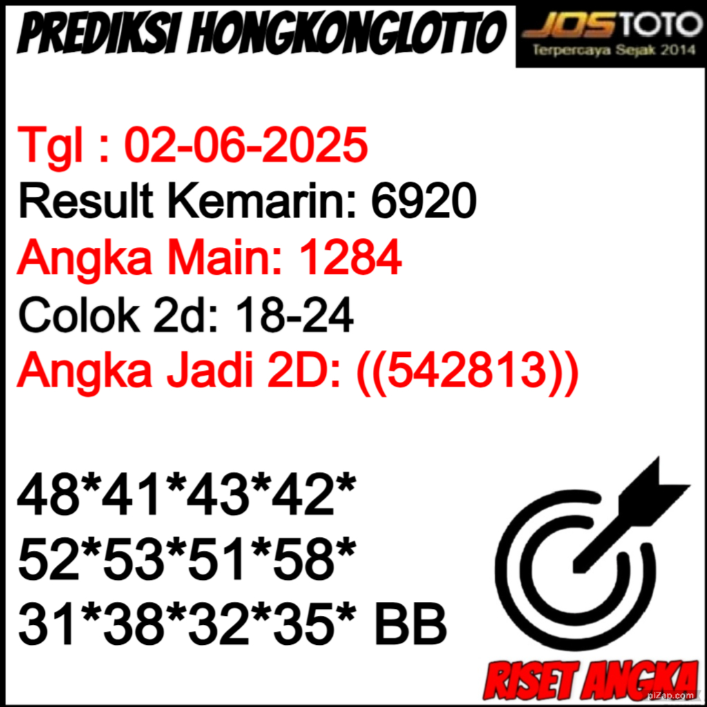 PREDIKSI TOGEL HKLOTTO JOSTOTO