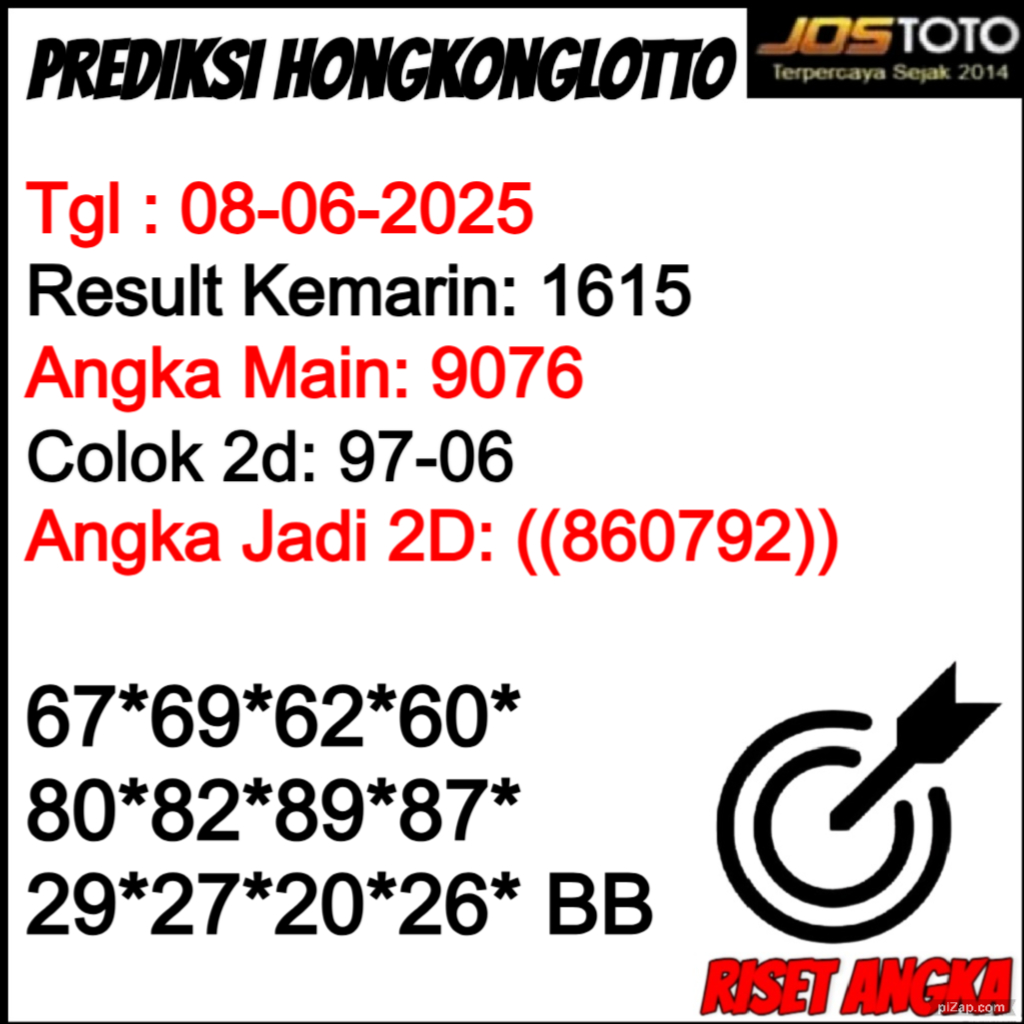 PREDIKSI TOGEL HKLOTTO JOSTOTO