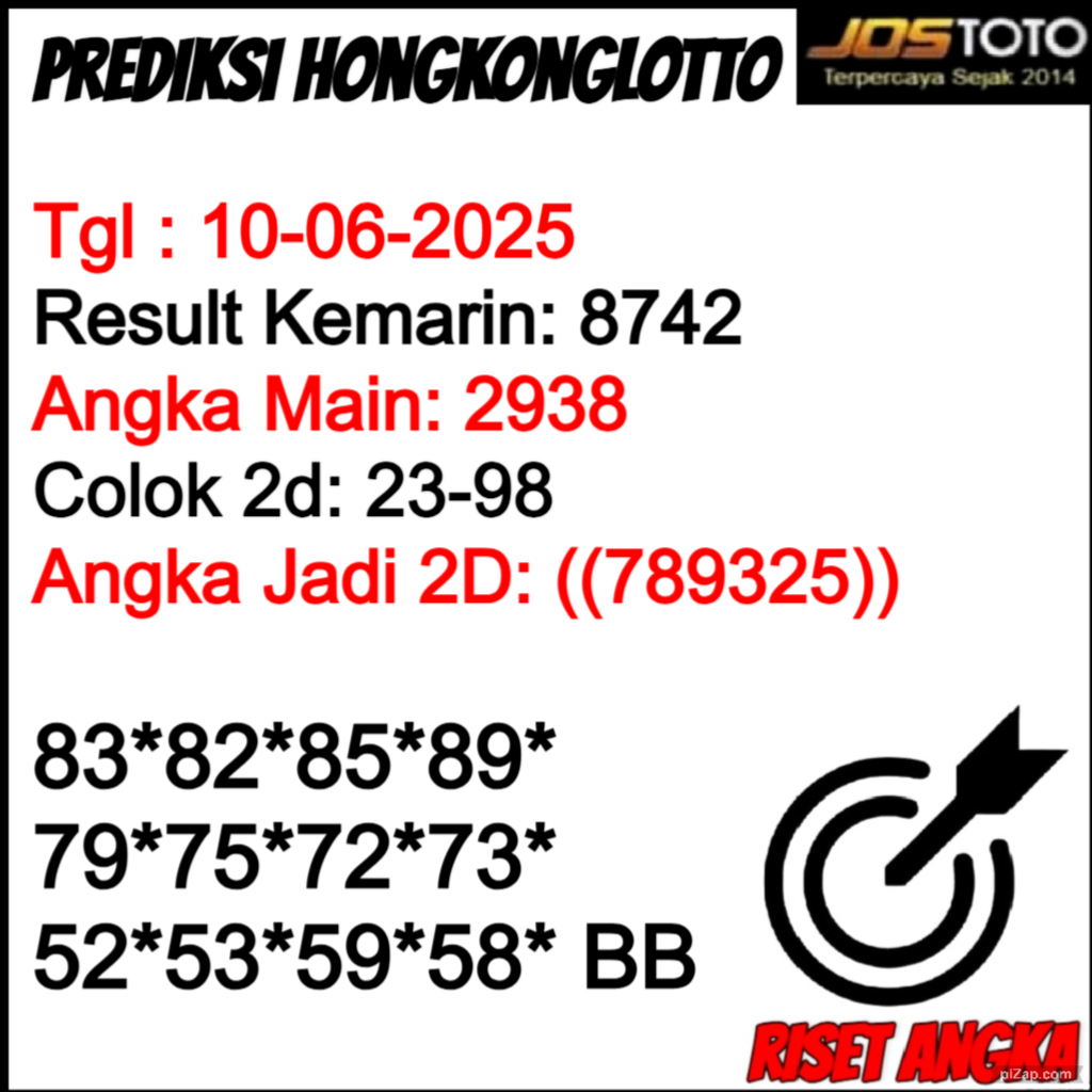 PREDIKSI TOGEL HKLOTTO JOSTOTO