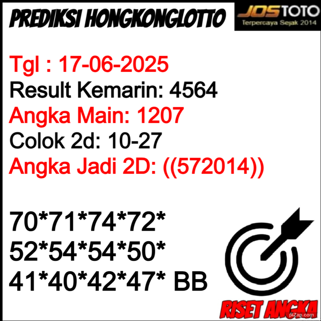 PREDIKSI TOGEL HKLOTTO JOSTOTO