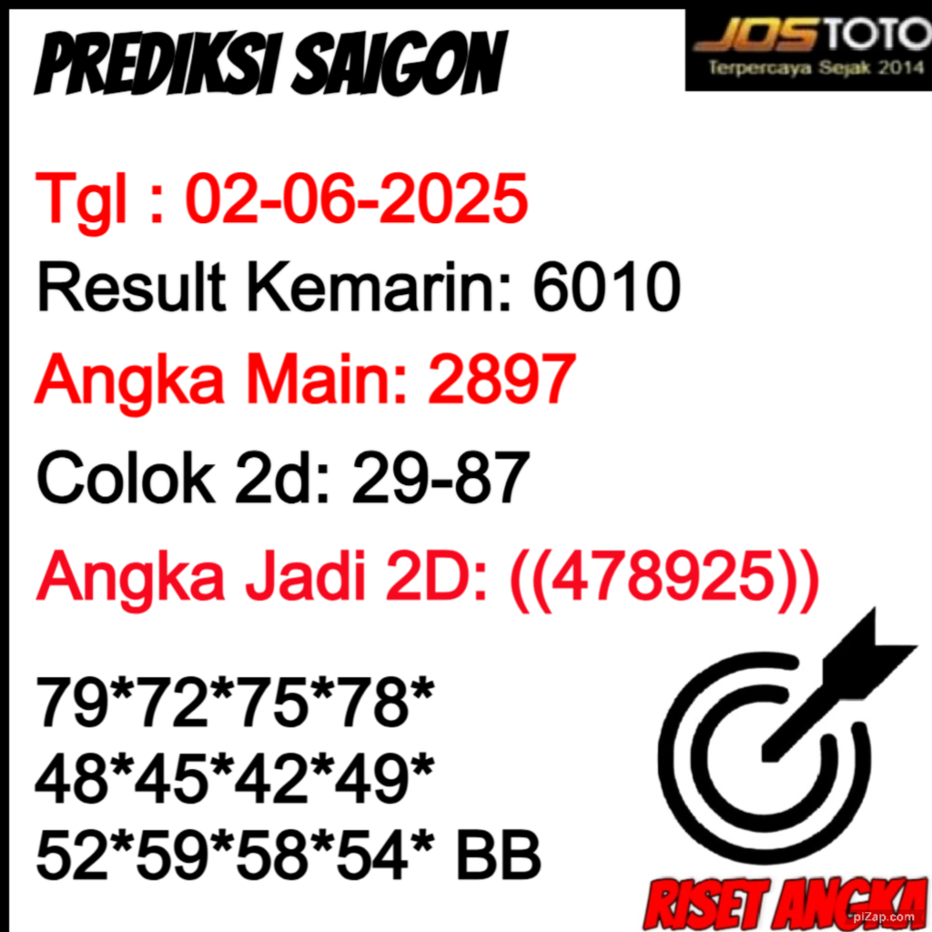 PREDIKSI TOGEL SAIGON JOSTOTO