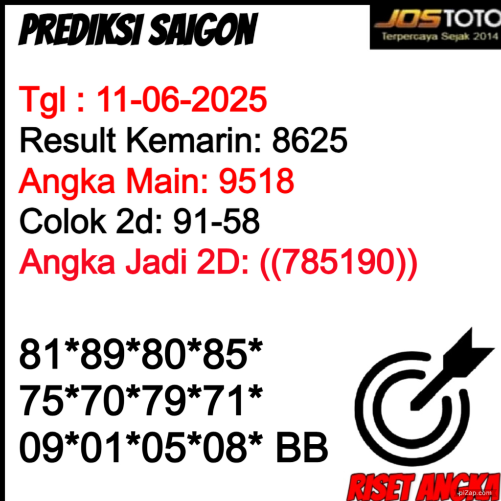 PREDIKSI TOGEL SAIGON JOSTOTO