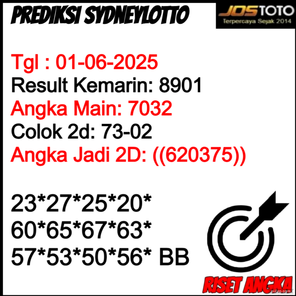 PREDIKSI TOGEL SDYLOTTO JOSTOTO