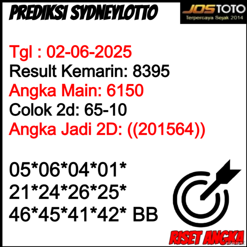 PREDIKSI TOGEL SDYLOTTO JOSTOTO