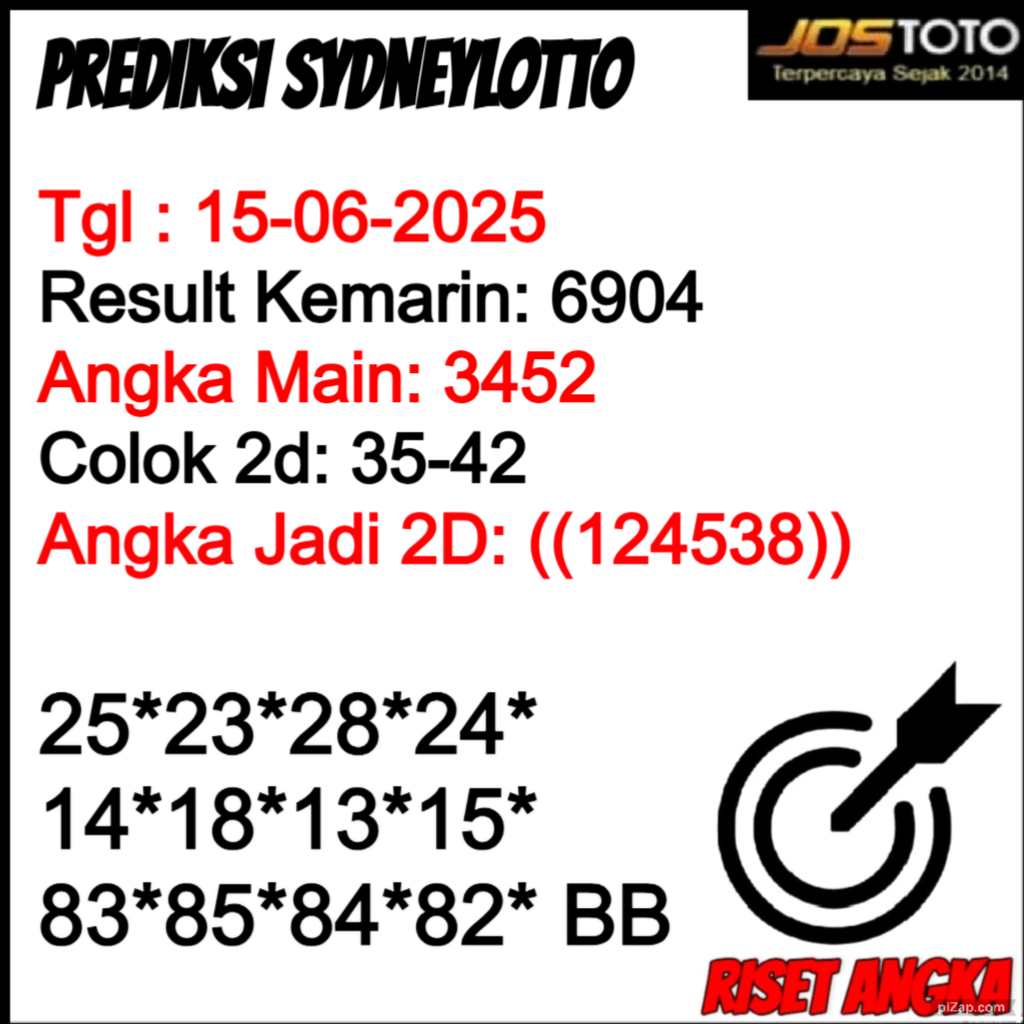 PREDIKSI TOGEL SDYLOTTO JOSTOTO
