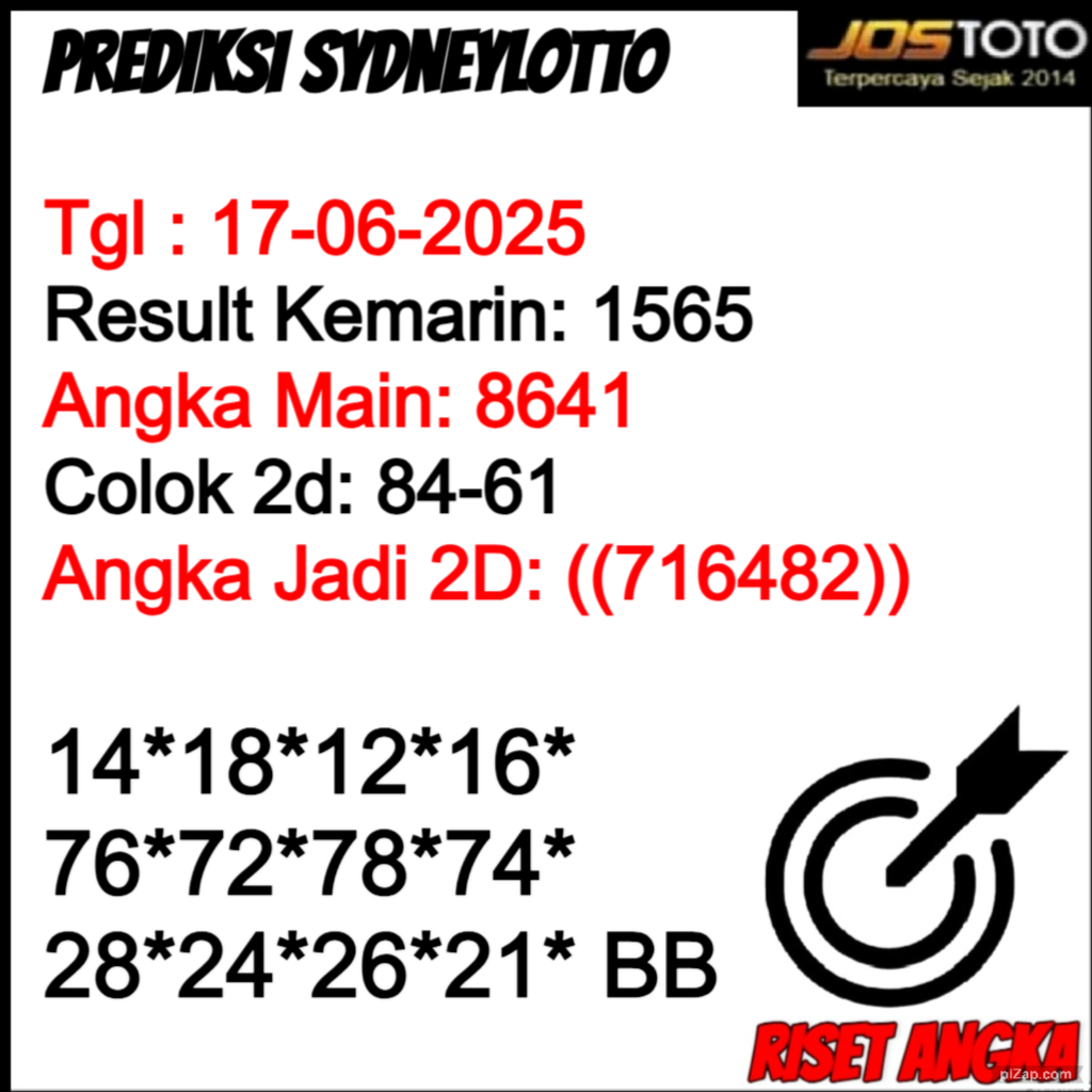 PREDIKSI TOGEL SDYLOTTO JOSTOTO